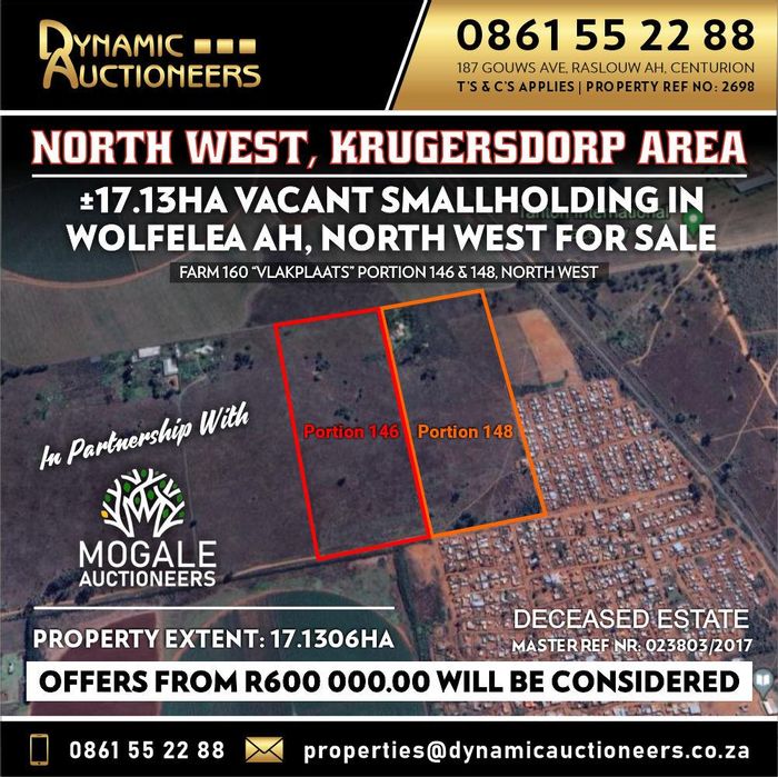 Property #2237557, Small Holding for sale in Krugersdorp Central