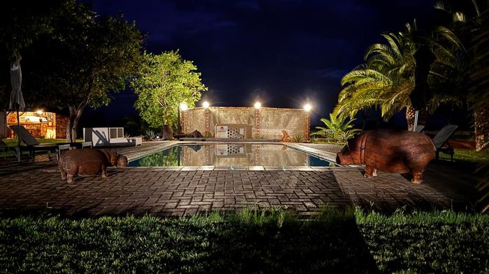 Farm for Sale in Windhoek Central: Includes guest bungalows, camping sites, and amenities.