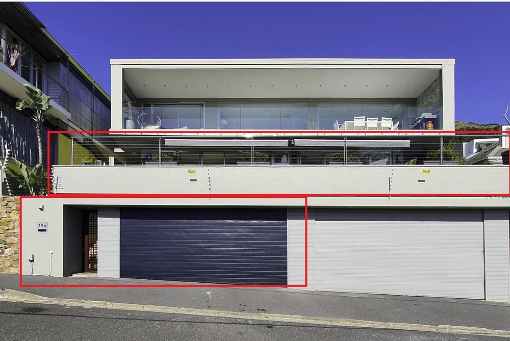 29A Joubert Road areas are outlined in red on this photo