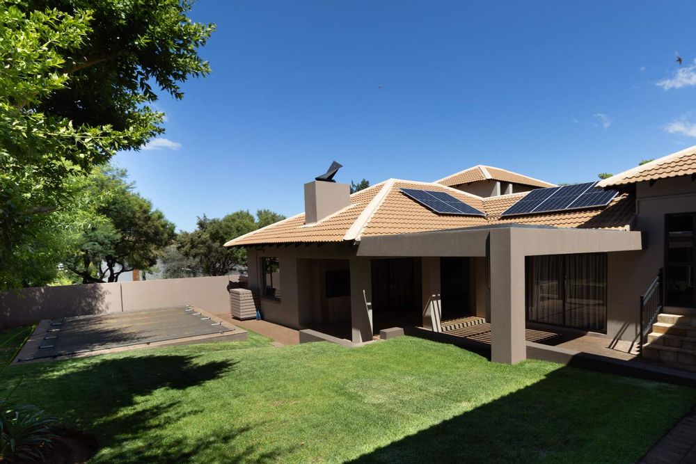 Northern facade as seen from garden