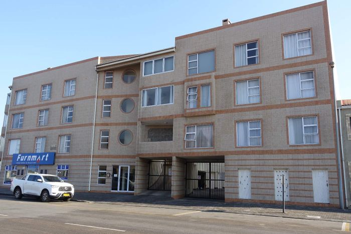 For Sale: Swakopmund Central Apartment with lift, balcony, and daily letting allowed.