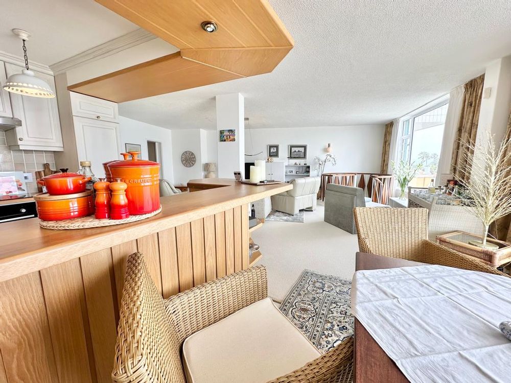 Dining room and Living room adjacent to kitchen