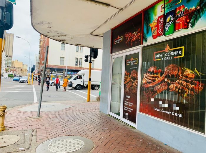 Mixed Use Property To Rent in Durban Central: Prime corner store with equipped kitchen.