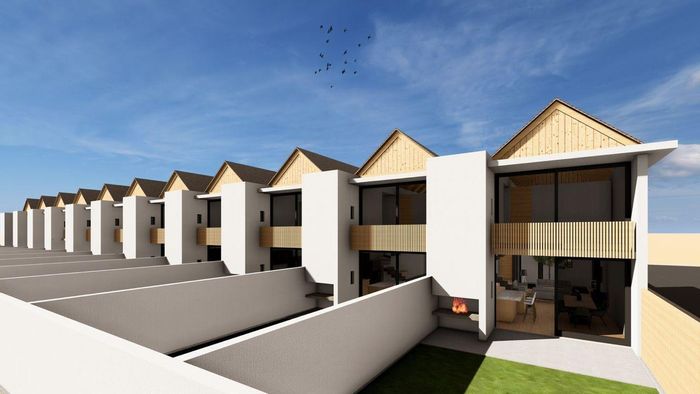 Kramersdorf Townhouse For Sale: 3 en-suite bedrooms, outdoor space, double garage.