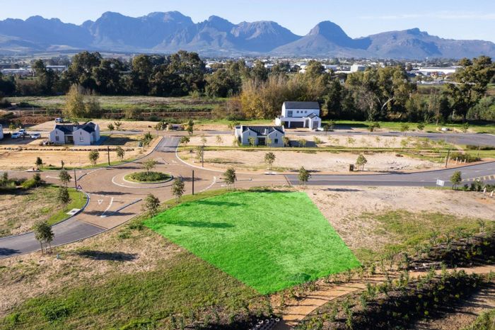 Vacant Land for Sale in Paarl Valleij Lifestyle Estate with ample green spaces.