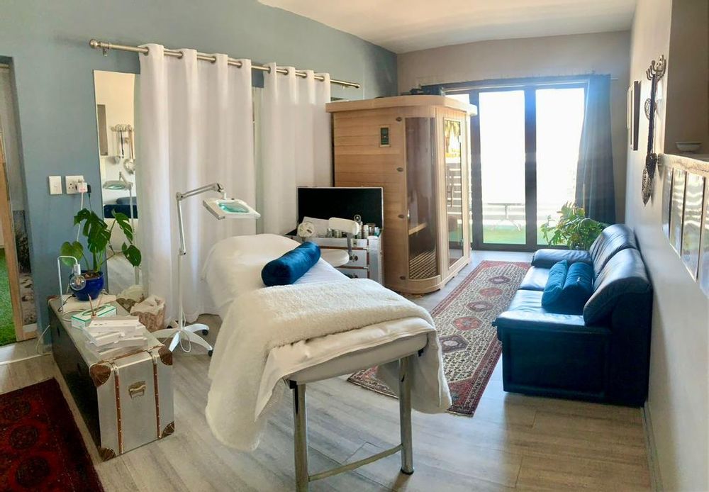 Bedroom of the flat- now used as massage room