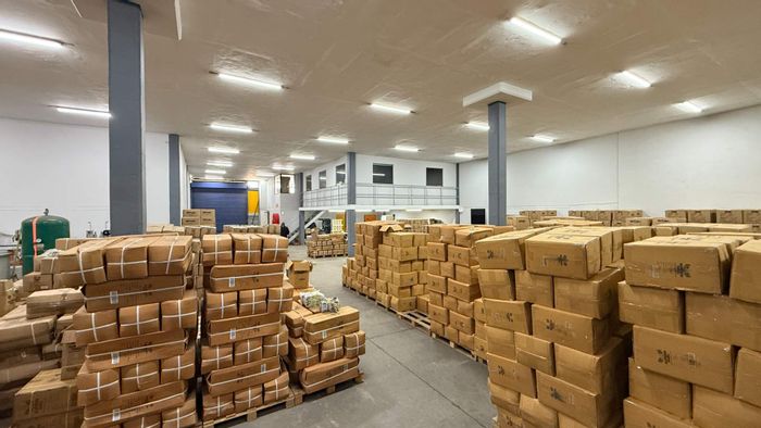 Industrial warehouse to rent in New Germany with 3-phase power and office facilities.