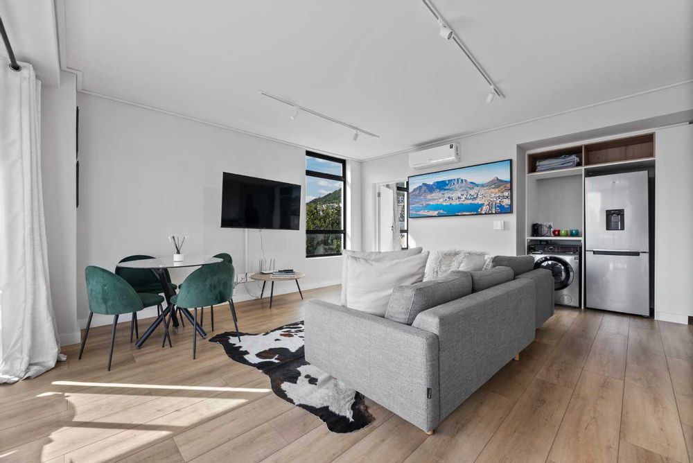 Open plan kitchen and living room