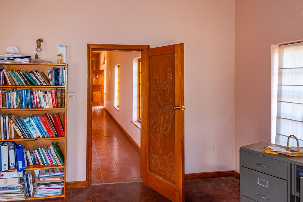 Ornate Carved office door