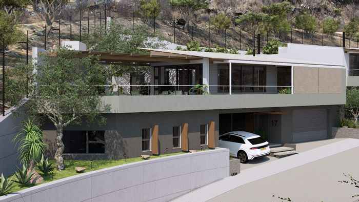 For Sale: Townhouse in Auasblick with 3 bedrooms, 4 bathrooms, and outdoor lounge.