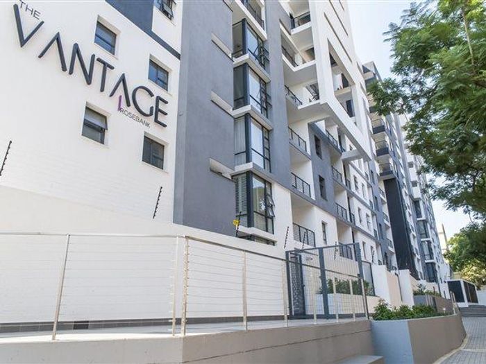 For Sale: Rosebank Apartment with 2 bedrooms, parking, and 24-hour security.