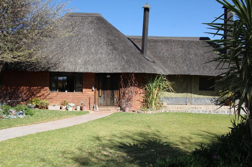 Front of the house with garden