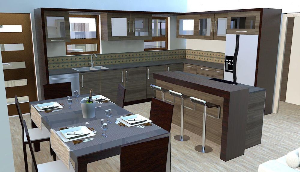 3D image of the kitchen