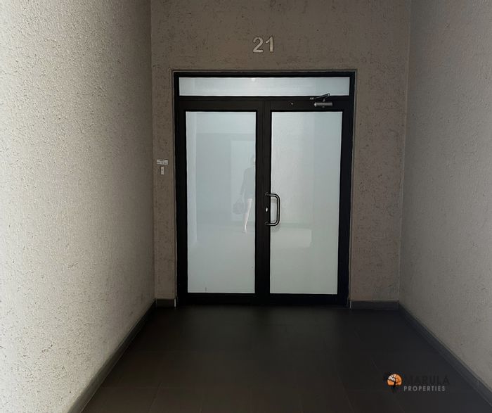 To Rent: Office in Windhoek Central with air-conditioned spaces and balcony access.