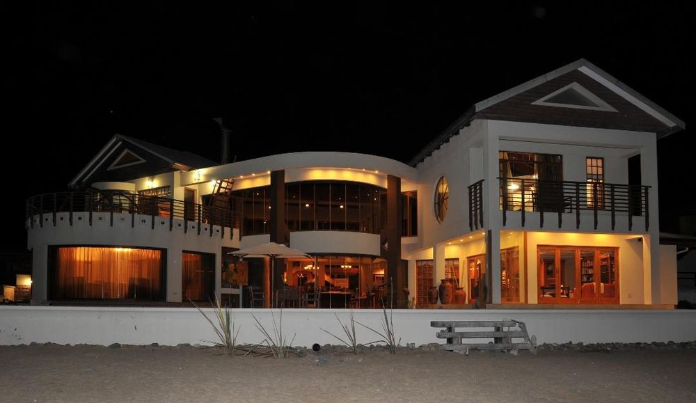 Front view of the house from the ocean's side