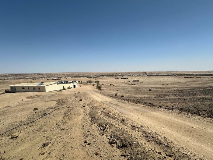 Swakopmund River Plots: For Sale Small Holding with flat, splash pool, and views.