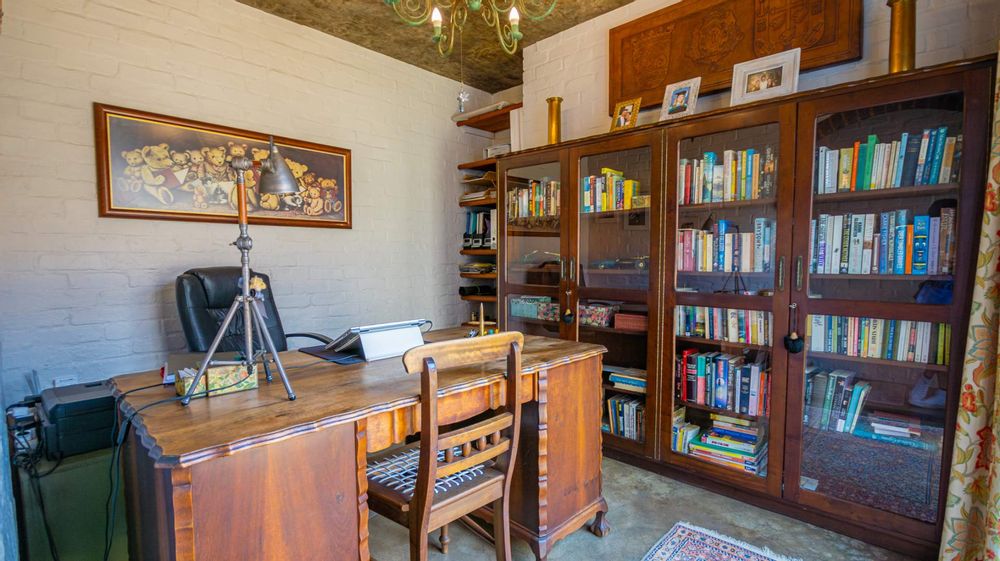 Study overlooking private garden