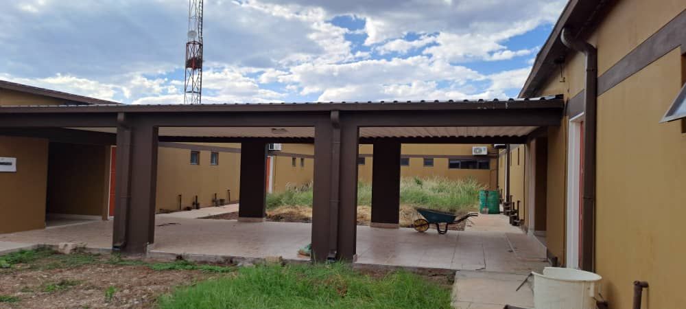 The Lodge blocks passage.