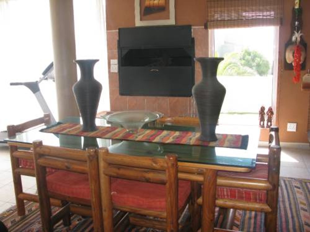 Dinning room with indoor BBQ