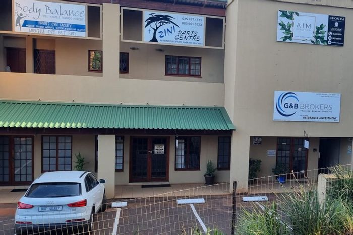 Retail space for sale in Mtunzini Central with parking, storage, and utilities.