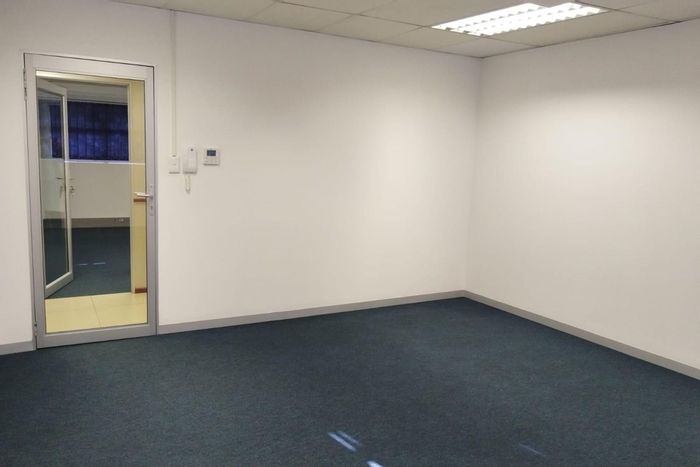 Office To Rent in Elarduspark: Communal kitchen, board room, secure access, ample parking.