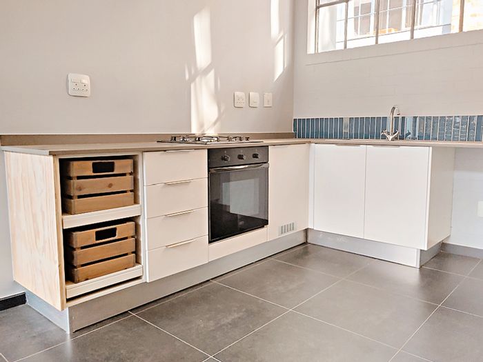 Braamfontein Werf Apartment For Sale: Private terrace, loft bedroom, 24-hour security.