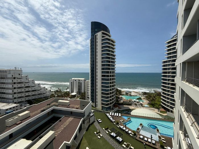 To Rent: 2-Bedroom Apartment in Umhlanga Central with ocean views and amenities.