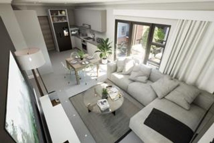 For Sale: 2-bed, 2-bath apartment in Rivonia with secure parking and eco-friendly features.