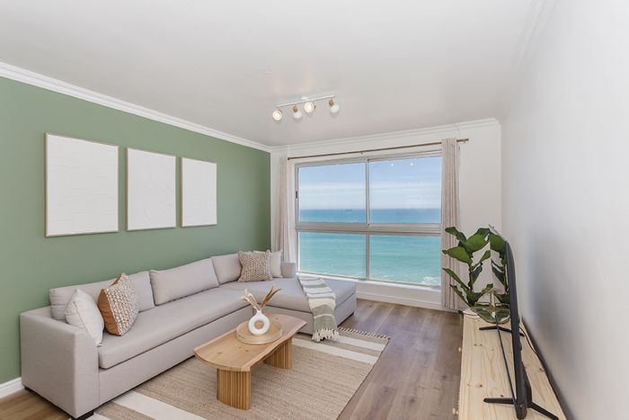 Bloubergstrand Apartment For Sale: 2 beds, ocean views, Airbnb-friendly, secure parking.