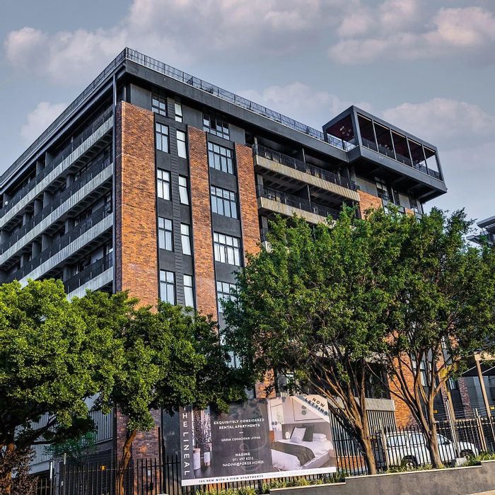 Corner 1-bed apartment in Sandown for sale, includes rooftop pool and security.