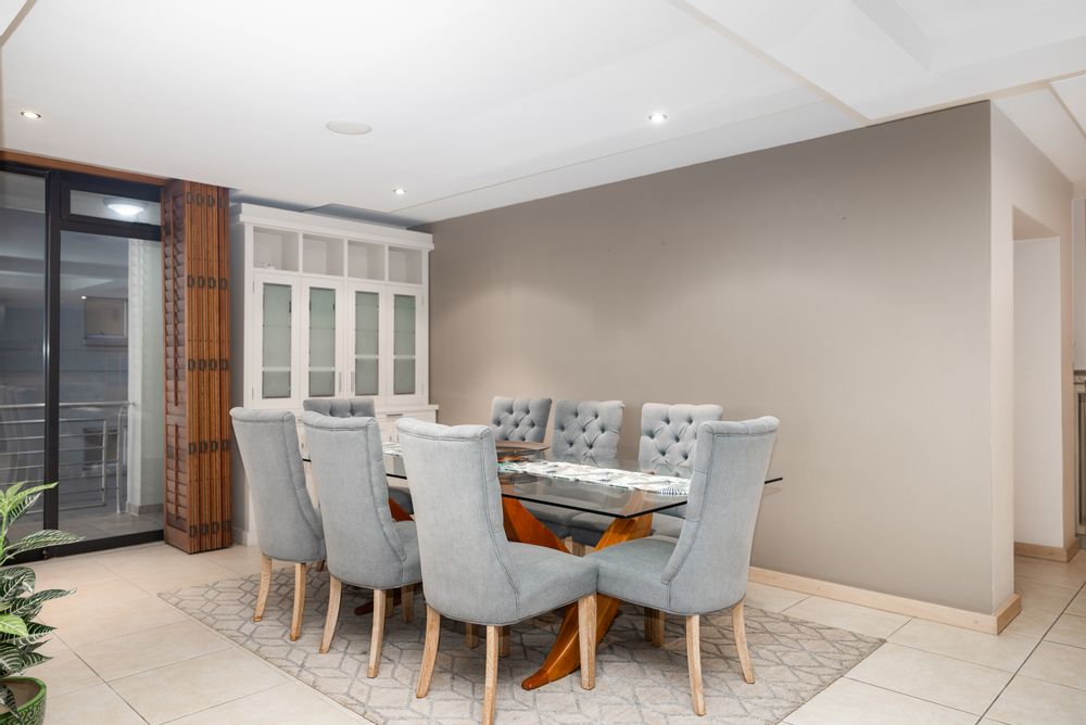 Dining area open plan living