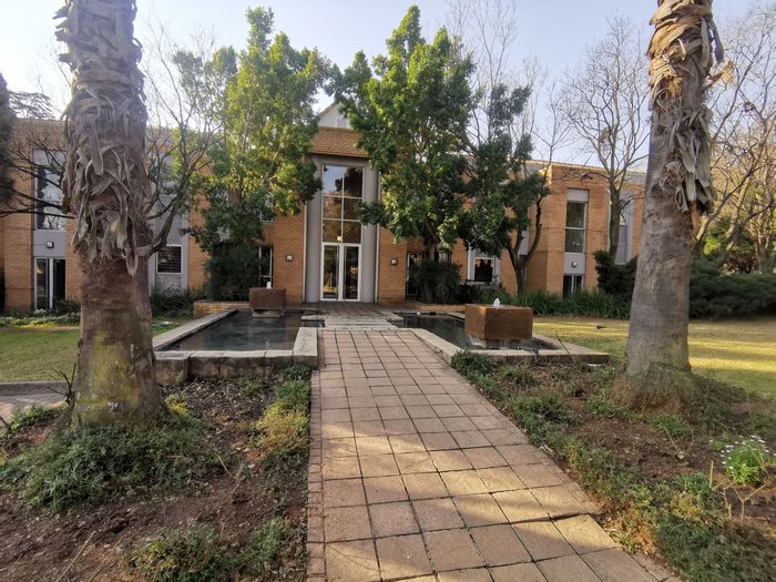 Houghton Estate Office To Rent: 250m², boardroom, parking, climate control, reception area.