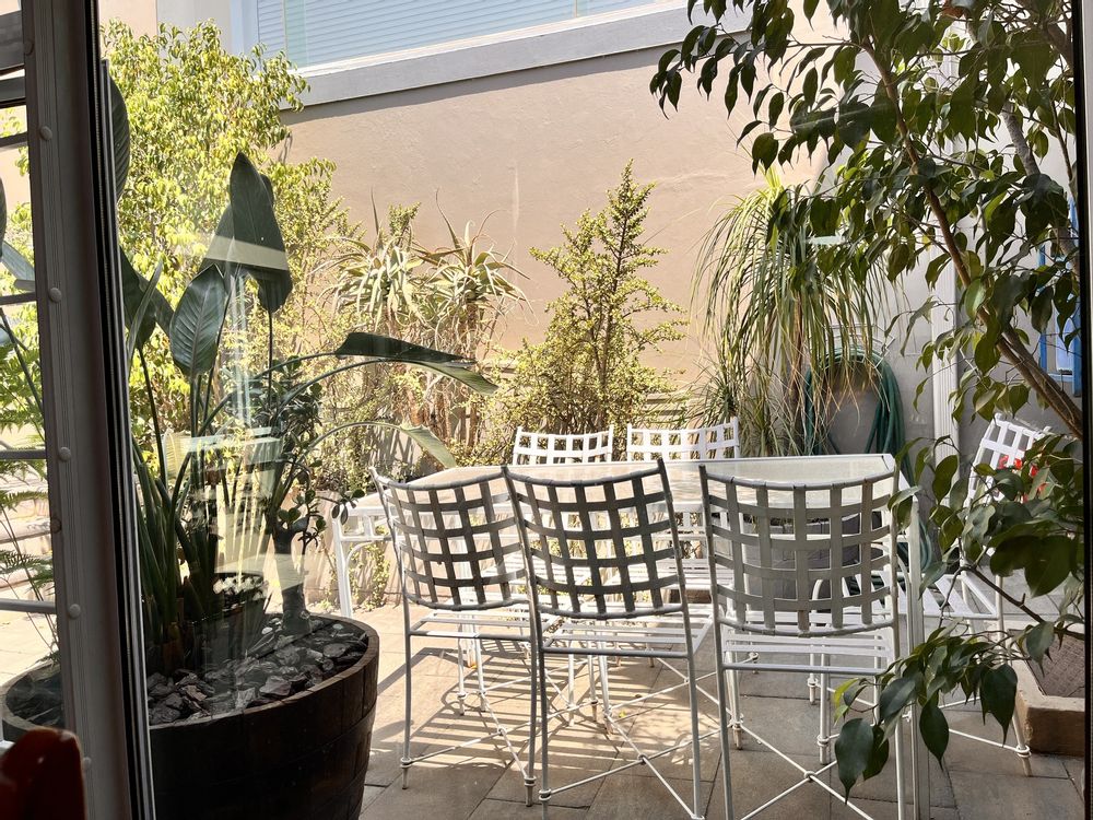 AlFresco dining area off kitchen