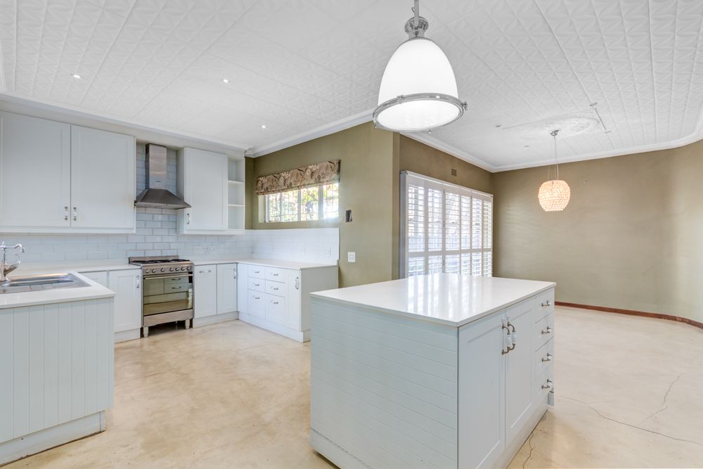 open plan kitchen dining room