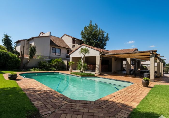 1-Bedroom Apartment To Rent in Paulshof with patio, pool access, and 24-hour security.