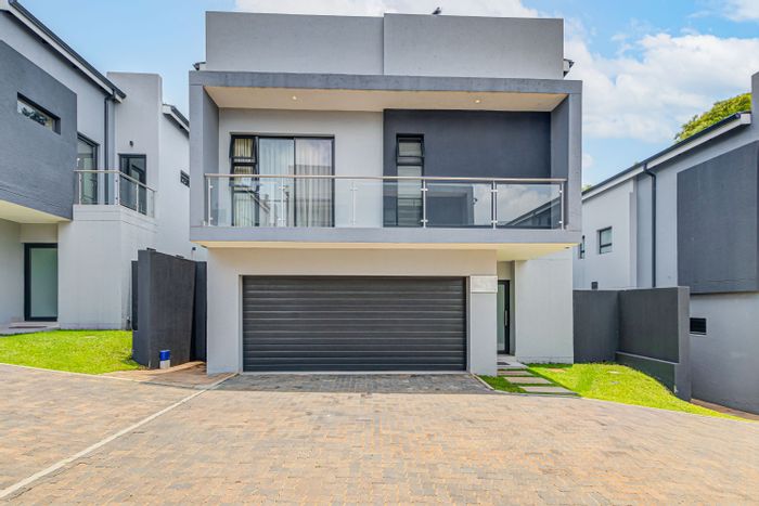 For Sale: Exclusive Bryanston Cluster with 4 Bedrooms, Gourmet Kitchen, and Security.