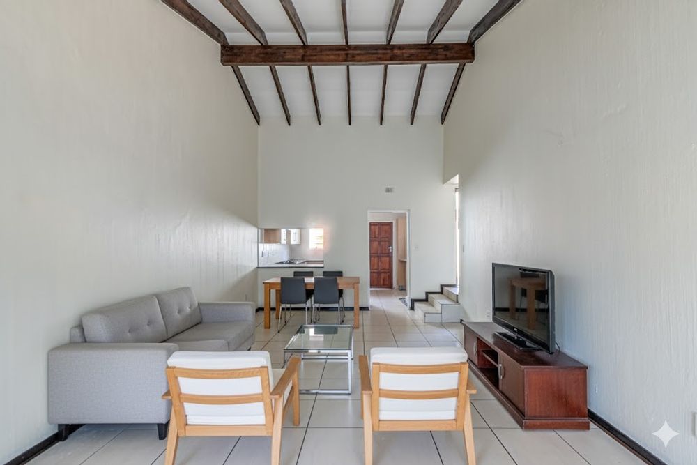 Lounge dining room with furniture