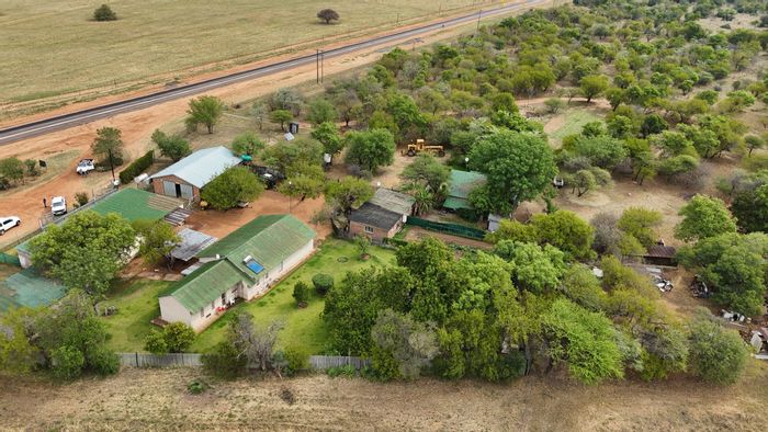 Farm for Sale in Bela Bela Central: 2 Houses, Flats, Shop, Workshop, Boreholes.