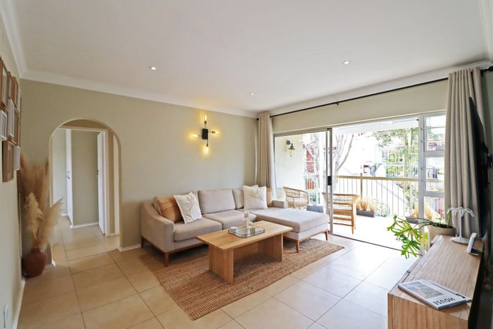 2-Bedroom Apartment To Rent in Bryanston with WiFi, balcony, and ample parking.