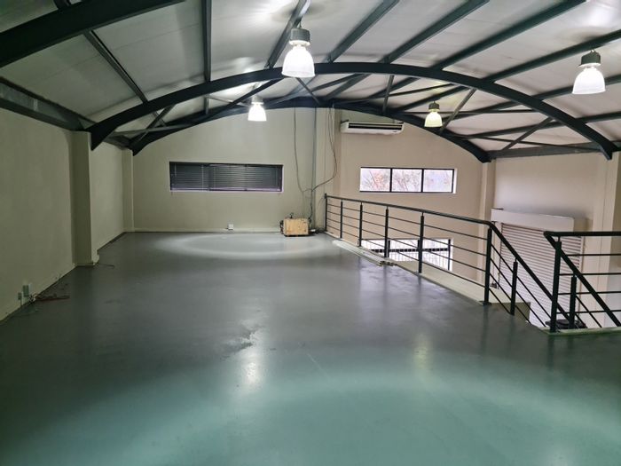 365m2 Industrial Warehouse To Rent in Saxenburg Park 2 with mezzanine and roll-up door.