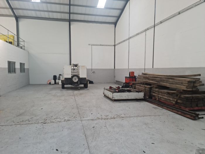378m² Industrial Warehouse To Rent in Saxenburg Park 1 with secure parking and offices.
