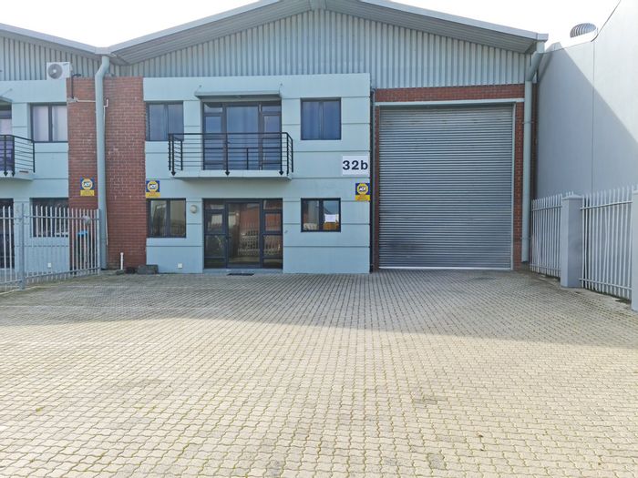 370m² Industrial Warehouse To Rent in Saxenburg Park 1 with secure yard and offices.