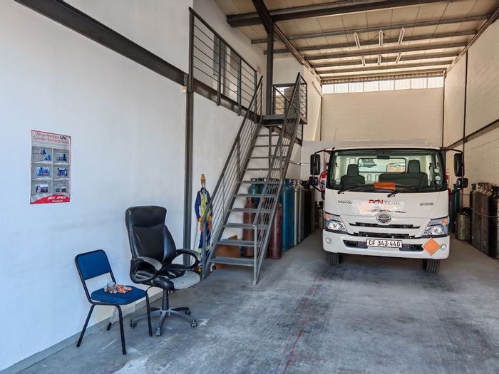 280m² Industrial Warehouse To Rent in Saxenburg Park 1 with offices and parking.