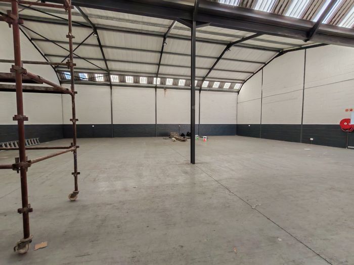 600m2 Industrial Warehouse with Yard and 24/7 Security in Saxenburg Park 1 To Rent.
