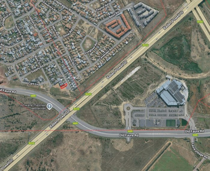 Vacant Land Residential For Sale in Houghton Place - 239 sqm, serviced plot.