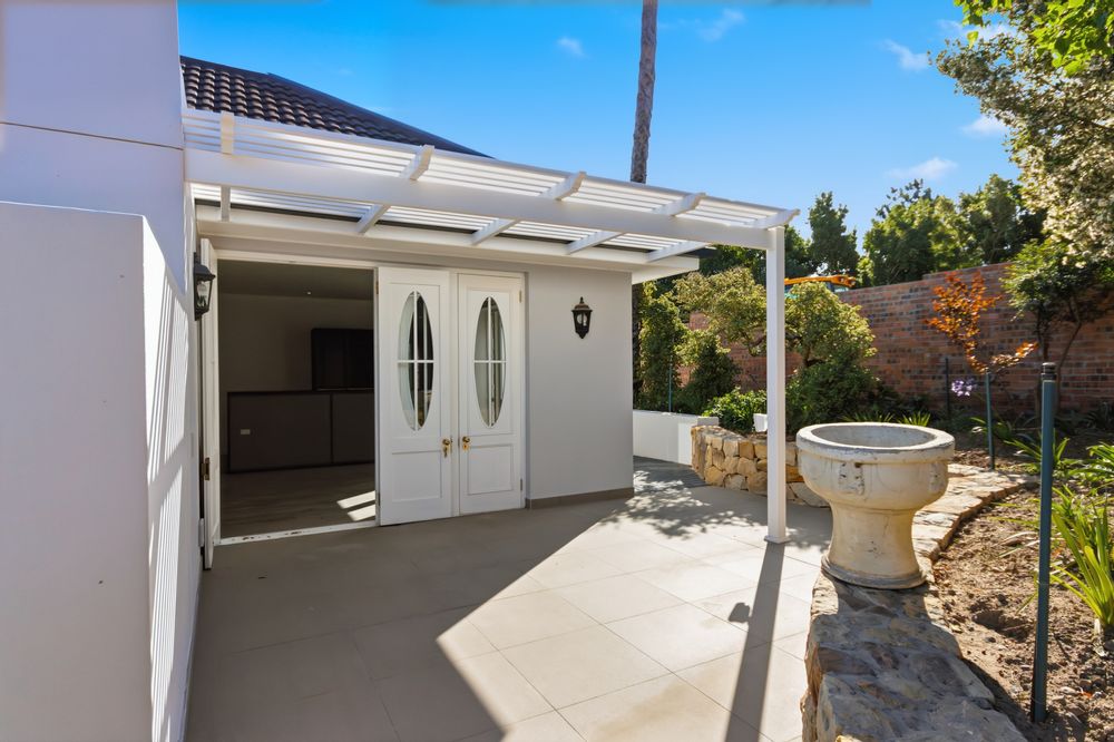 Private patio off main bedroom