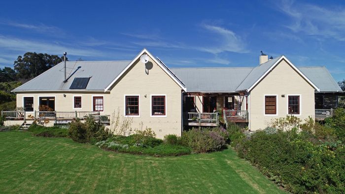 For Sale: Spacious Stellenbosch Farms farm with indigenous garden, natural pool, and irrigation.
