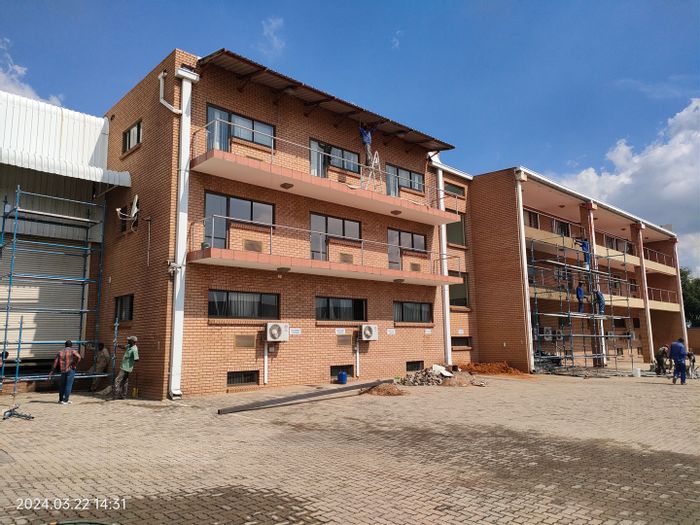 Industrial property in Laser Park To Rent with office space, warehouse, and security.