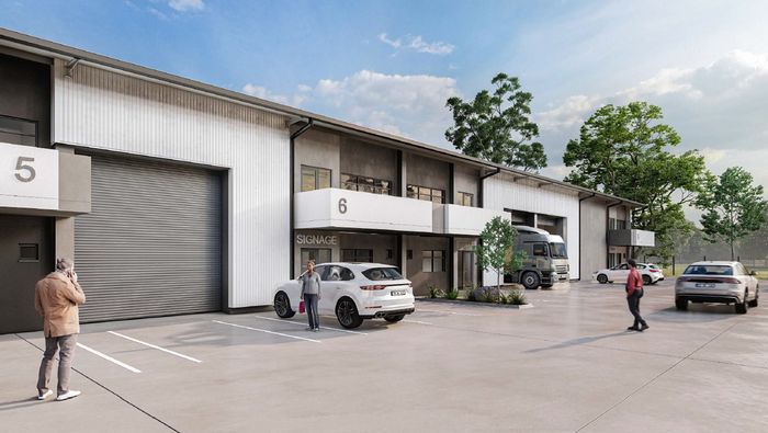 Industrial property for sale in Cornubia Central with 24/7 security and flexible design.