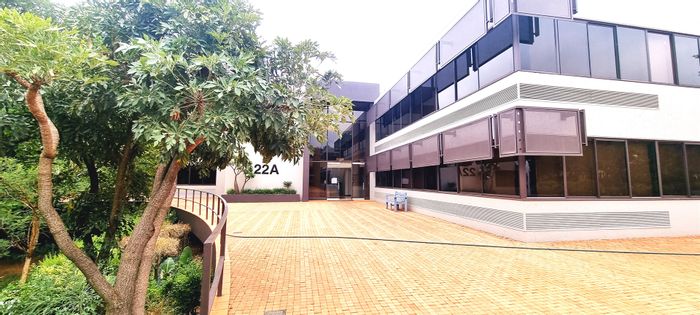 Woodmead Office To Rent: White boxed, fibre, backup utilities, lifestyle centre amenities.